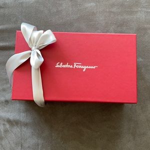 Salvatore Ferragamo Gold Slingback Bejeweled 9.5